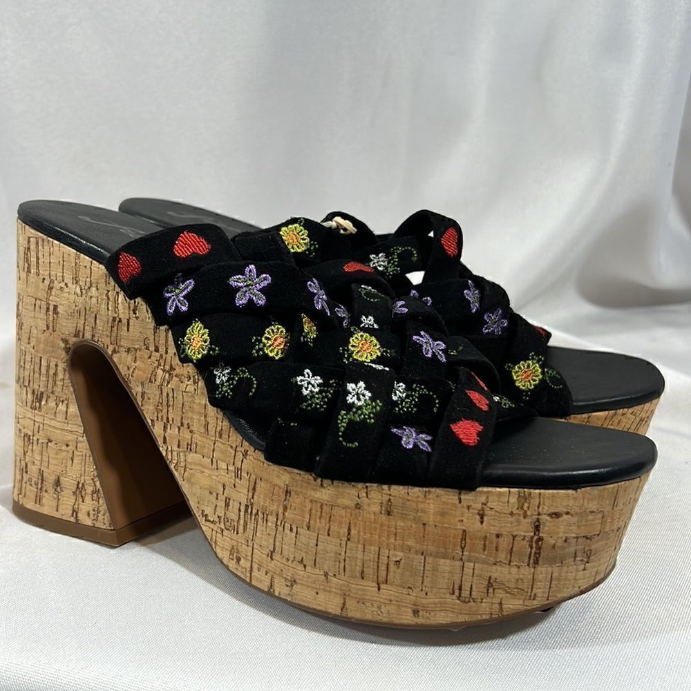 FREE PEOPLE LISBON PLATFORM MULES SIZE 39 NWT - Picture 12 of 16